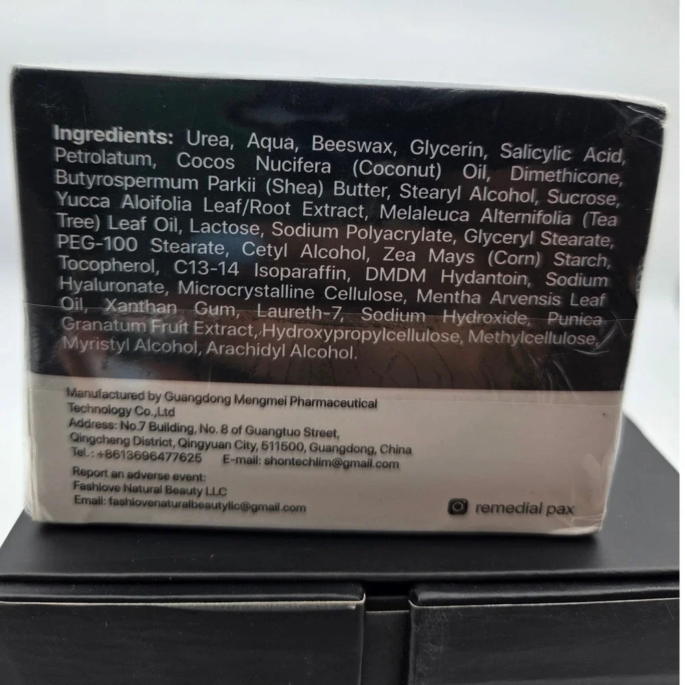 REMEDIAL PAX 40% Urea Foot Cream for Dry Skin Exp 10-2027